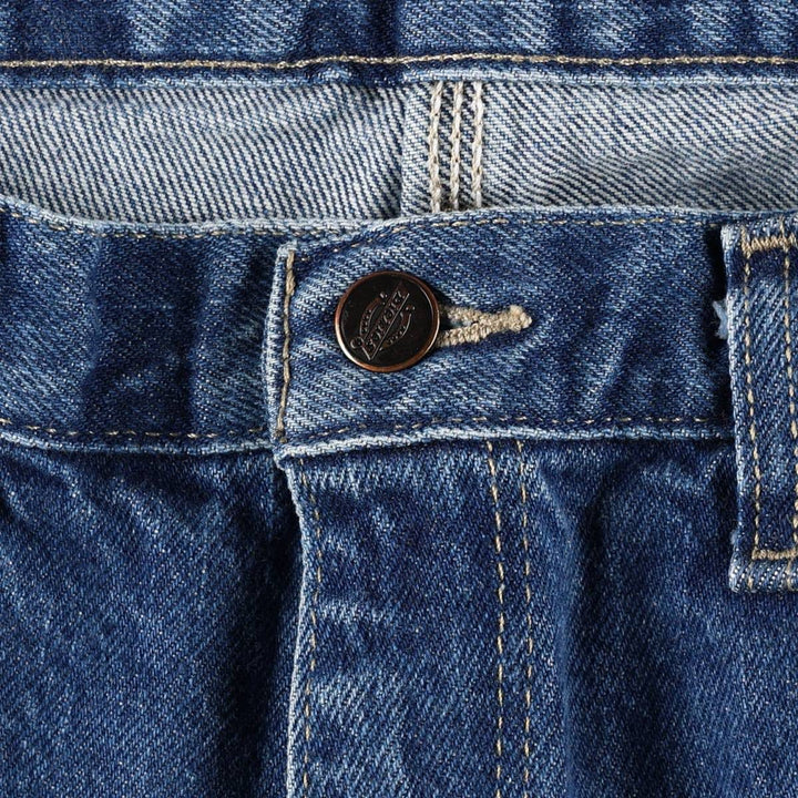 Dickies denim painter pants for men, equivalent to W33 unclear blue type Vintage Second Hand
