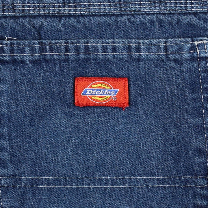 Dickies denim painter pants for men, equivalent to W34 cotton blue type Vintage Second Hand