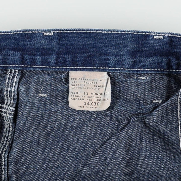 Dickies denim painter pants for men, equivalent to W34 cotton blue type Vintage Second Hand