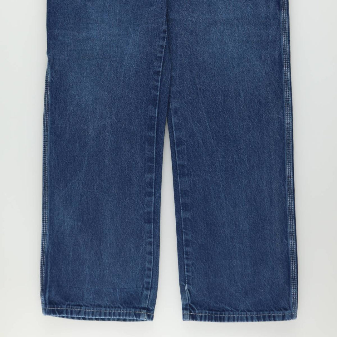 Dickies denim painter pants for men, equivalent to W34 cotton blue type Vintage Second Hand