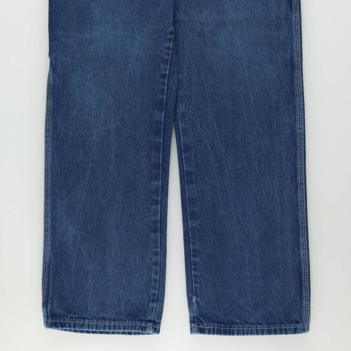 Dickies denim painter pants for men, equivalent to W34 cotton blue type Vintage Second Hand