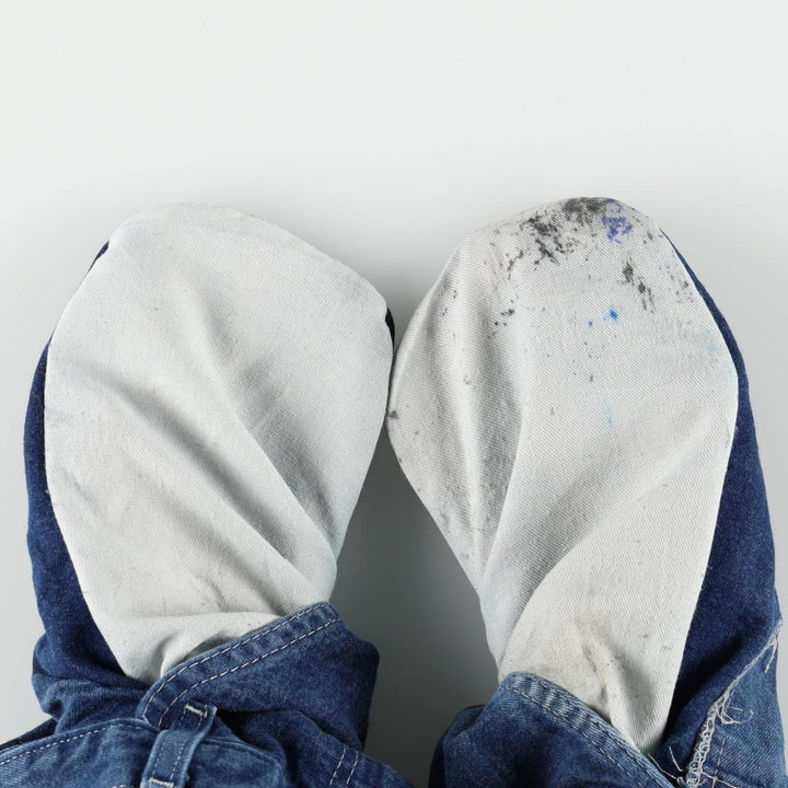 Dickies denim painter pants for men, equivalent to W34 cotton blue type Vintage Second Hand