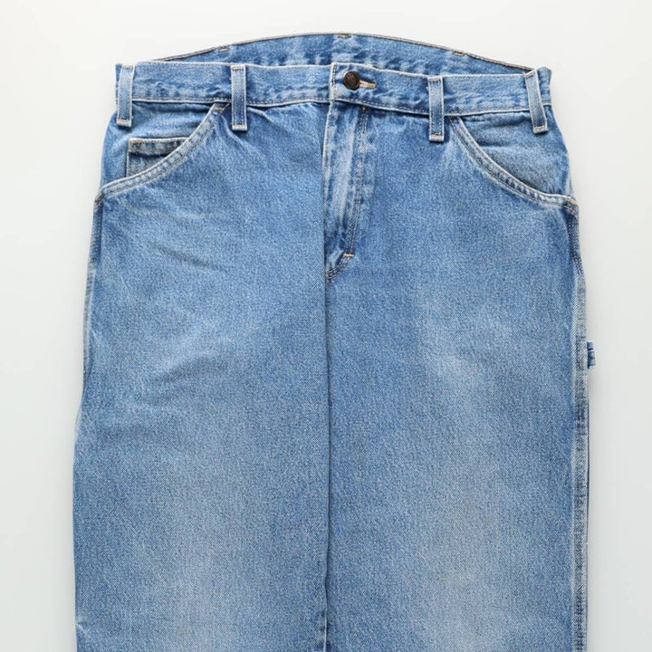 Dickies Relaxed Fit Denim Painter Pants, Men's, Size W32 cotton blue type Vintage Second Hand