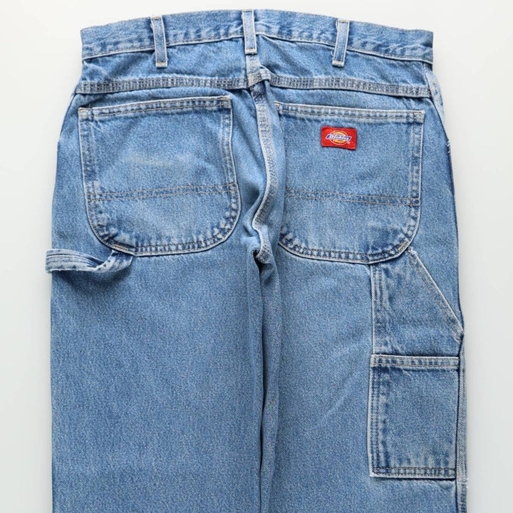 Dickies Relaxed Fit Denim Painter Pants, Men's, Size W32 cotton blue type Vintage Second Hand