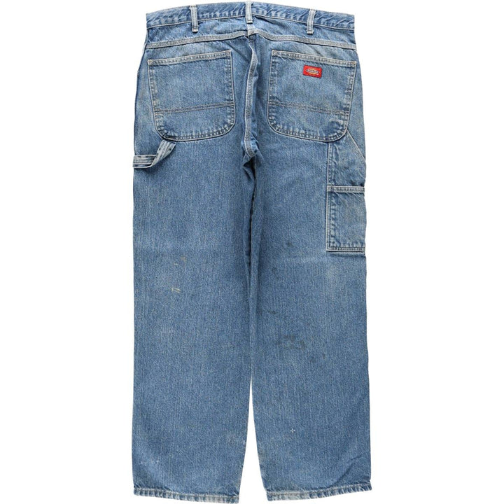 Dickies denim painter pants for men, equivalent to w36 cotton blue type Vintage Second Hand