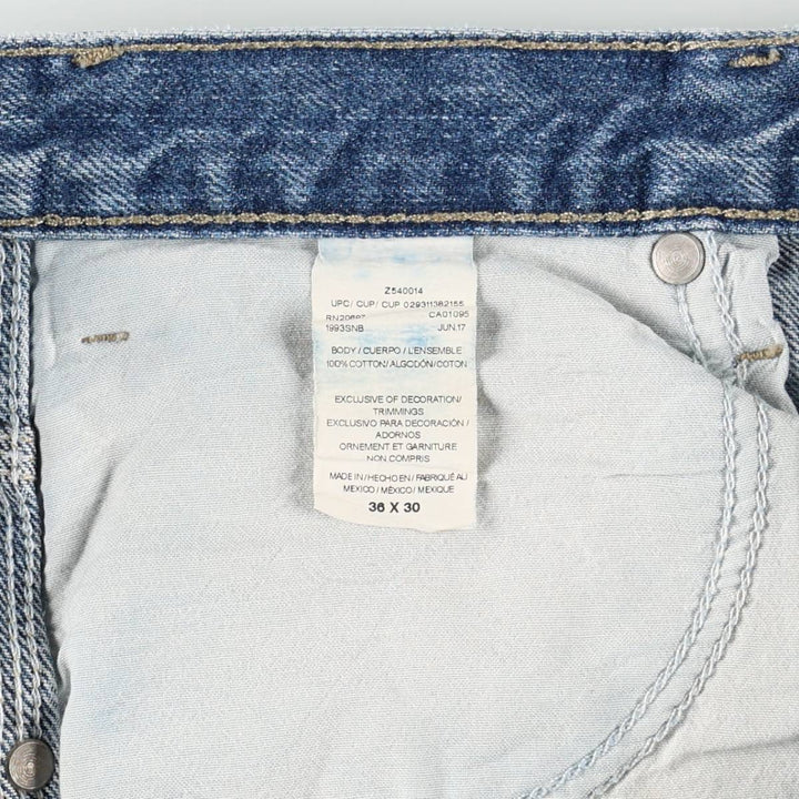 Dickies denim painter pants for men, equivalent to w36 cotton blue type Vintage Second Hand