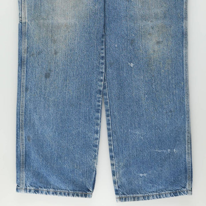 Dickies denim painter pants for men, equivalent to w36 cotton blue type Vintage Second Hand