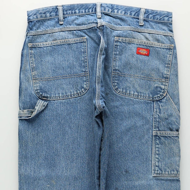 Dickies denim painter pants for men, equivalent to w36 cotton blue type Vintage Second Hand