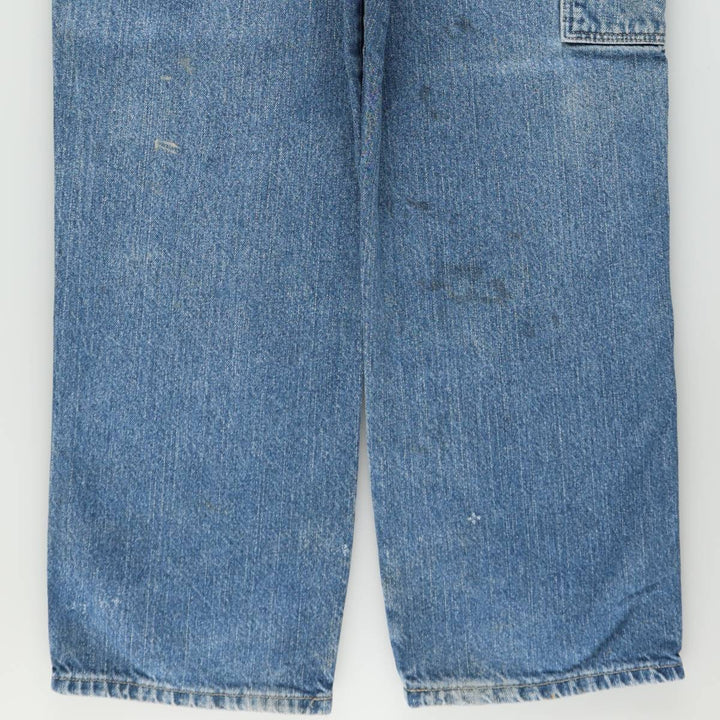 Dickies denim painter pants for men, equivalent to w36 cotton blue type Vintage Second Hand