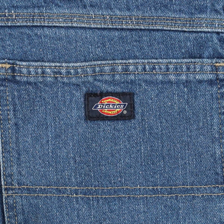 Dickies denim painter pants for men, equivalent to W38 cotton blue type Vintage Second Hand