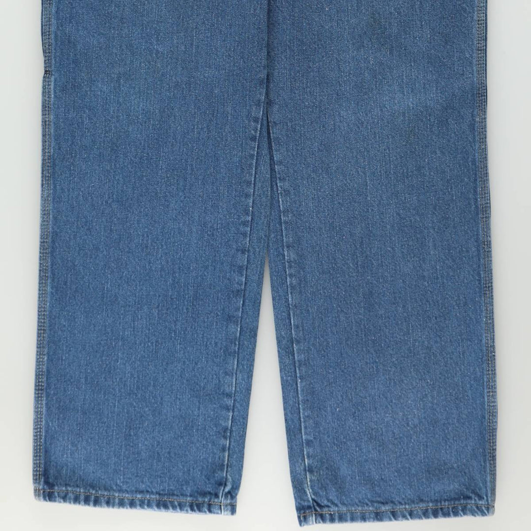 Dickies denim painter pants for men, equivalent to W38 cotton blue type Vintage Second Hand