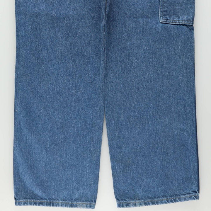 Dickies denim painter pants for men, equivalent to W38 cotton blue type Vintage Second Hand