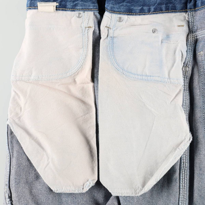 Dickies denim painter pants for men, equivalent to W38 cotton blue type Vintage Second Hand