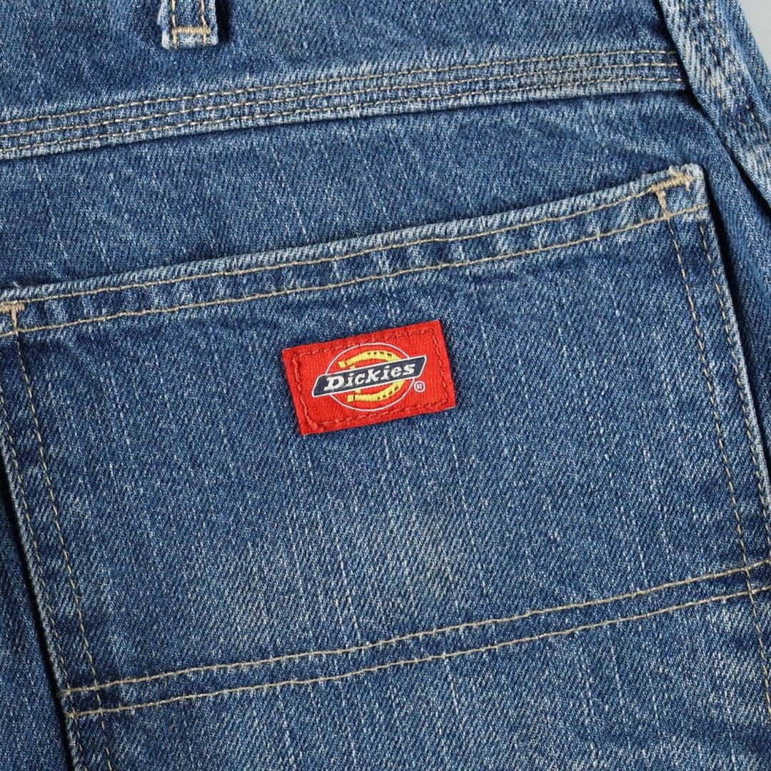 Dickies denim painter pants for men, equivalent to W35 cotton blue type Vintage Second Hand