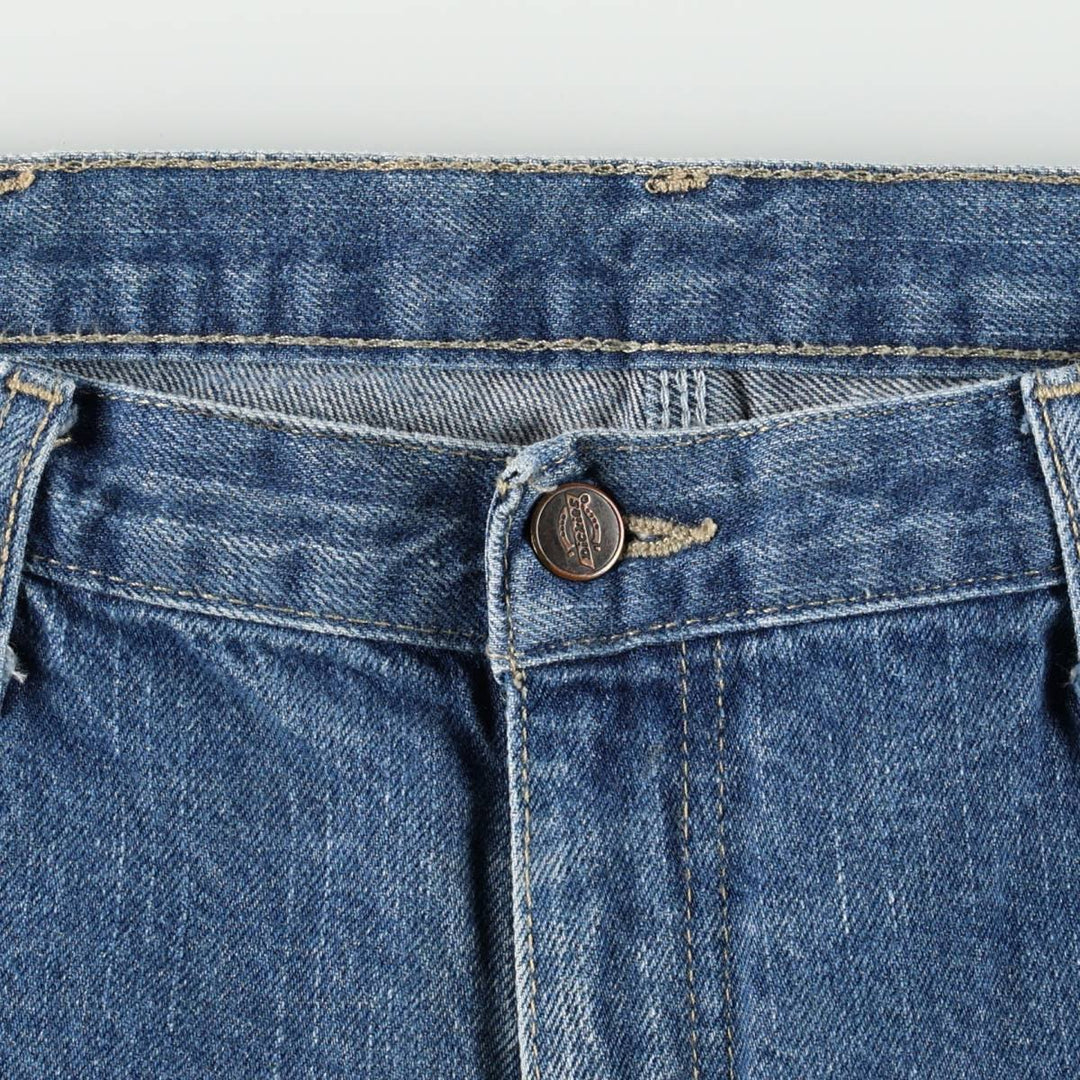 Dickies denim painter pants for men, equivalent to W35 cotton blue type Vintage Second Hand