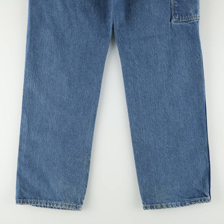 Dickies denim painter pants for men, equivalent to W35 cotton blue type Vintage Second Hand