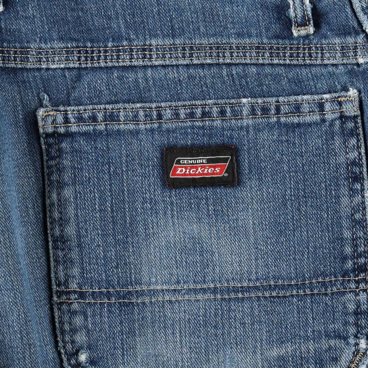 Dickies denim painter pants for men, equivalent to W37 cotton blue type Vintage Second Hand