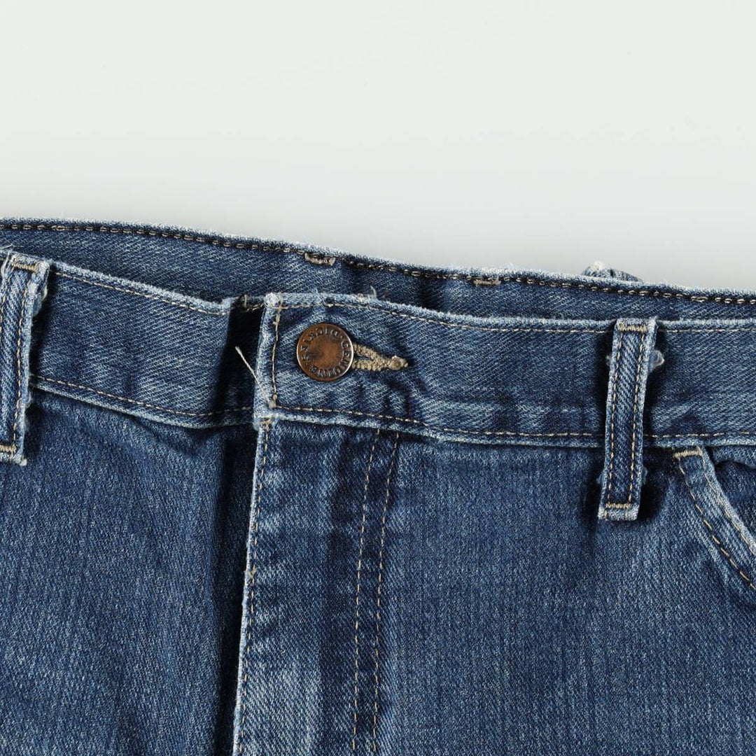 Dickies denim painter pants for men, equivalent to W37 cotton blue type Vintage Second Hand