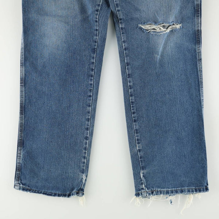 Dickies denim painter pants for men, equivalent to W37 cotton blue type Vintage Second Hand