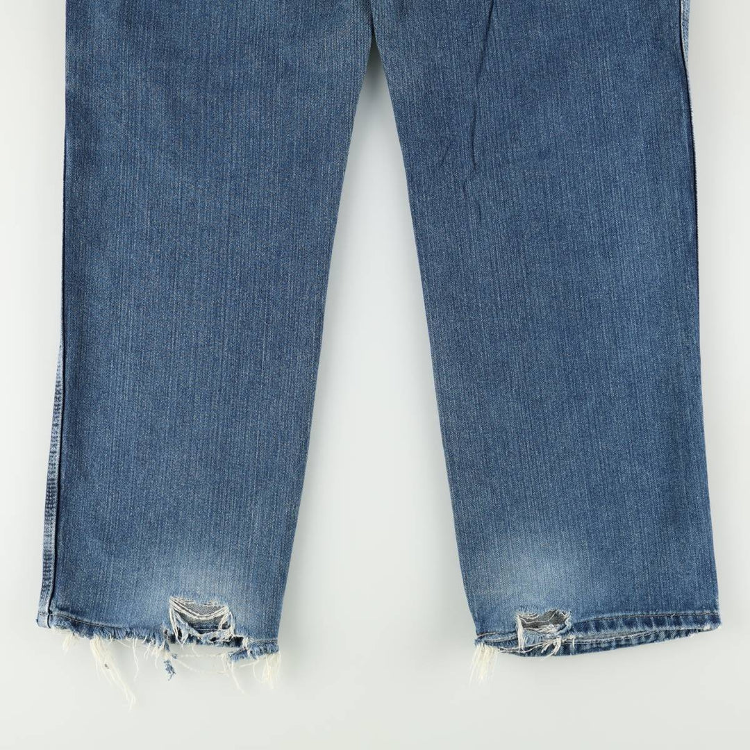 Dickies denim painter pants for men, equivalent to W37 cotton blue type Vintage Second Hand