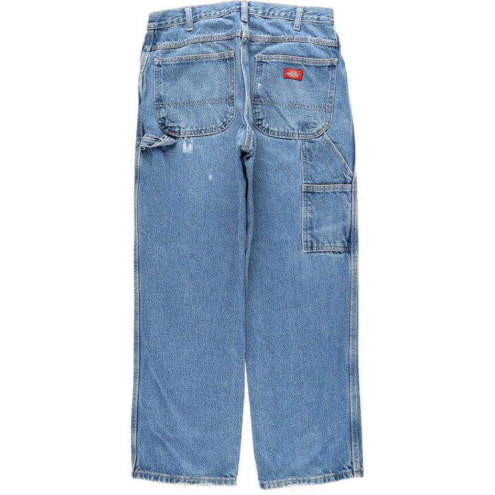 Dickies Relaxed Fit Denim Painter Pants, Men's, Size W32 cotton blue type Vintage Second Hand