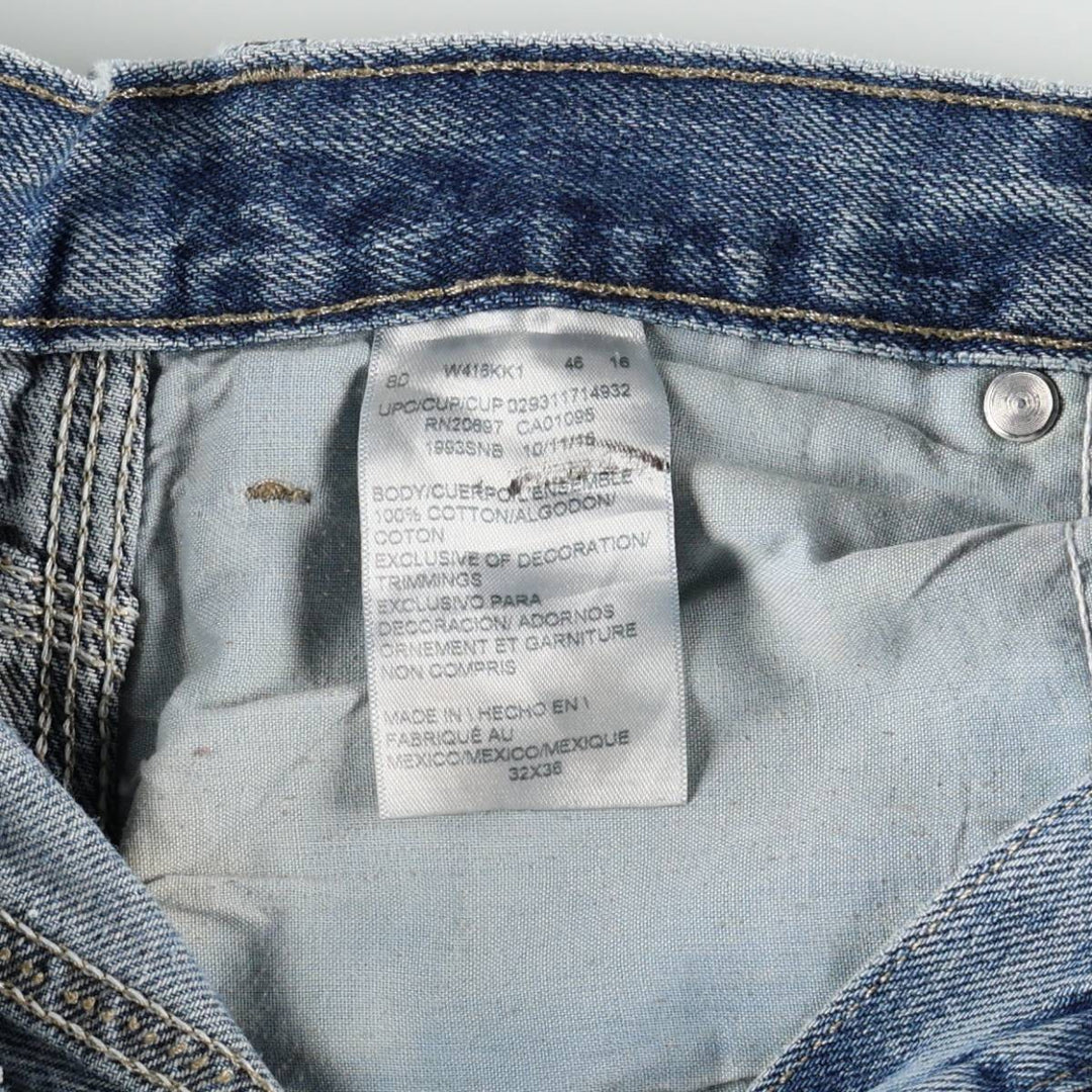 Dickies denim painter pants for men, equivalent to W32 cotton blue type Vintage Second Hand
