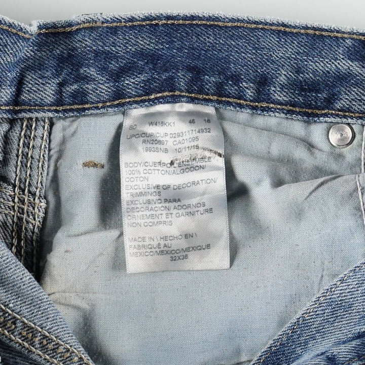 Dickies denim painter pants for men, equivalent to W32 cotton blue type Vintage Second Hand