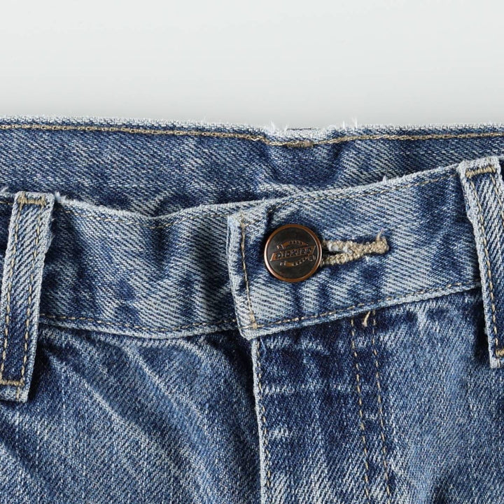 Dickies denim painter pants for men, equivalent to W32 cotton blue type Vintage Second Hand