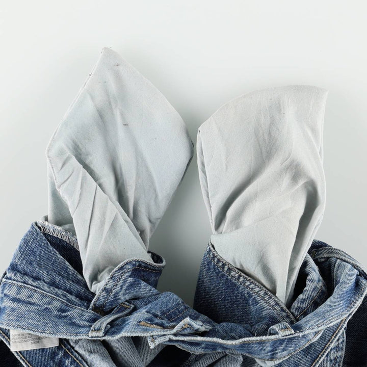 Dickies denim painter pants for men, equivalent to W32 cotton blue type Vintage Second Hand