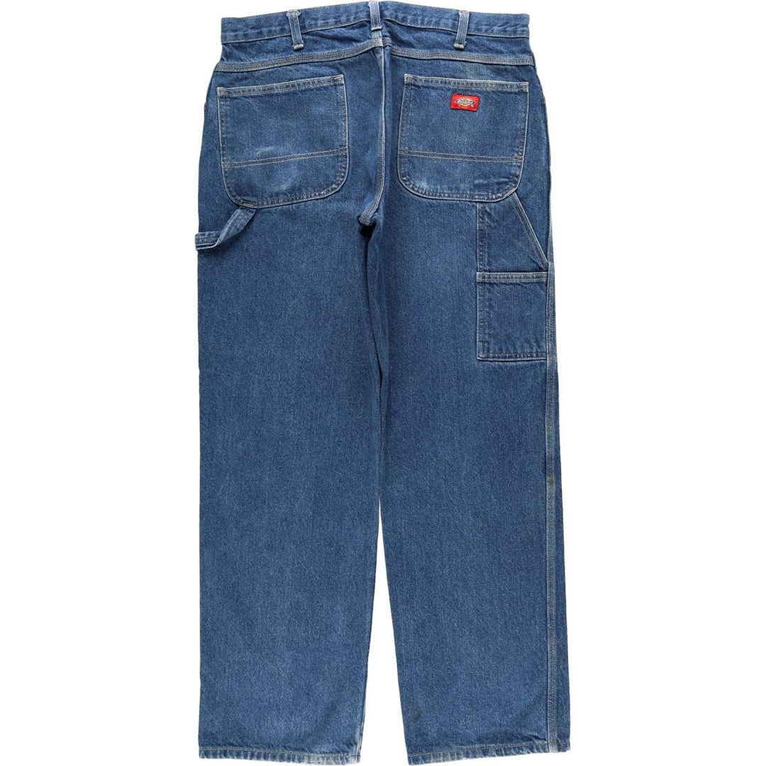 Dickies denim painter pants for men, equivalent to w36 cotton blue type Vintage Second Hand