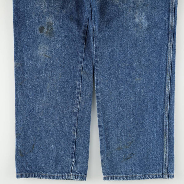Dickies denim painter pants for men, equivalent to w36 cotton blue type Vintage Second Hand