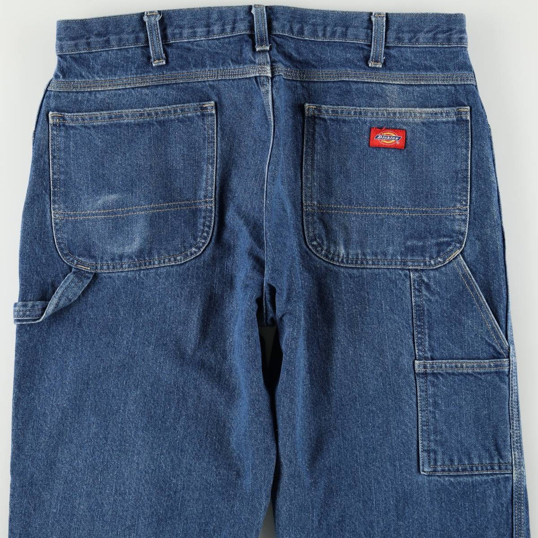 Dickies denim painter pants for men, equivalent to w36 cotton blue type Vintage Second Hand