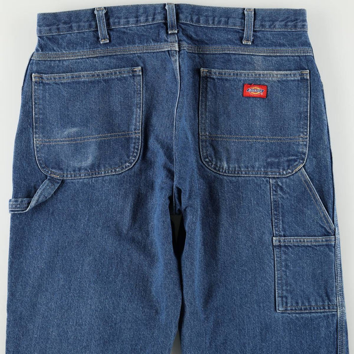 Dickies denim painter pants for men, equivalent to w36 cotton blue type Vintage Second Hand