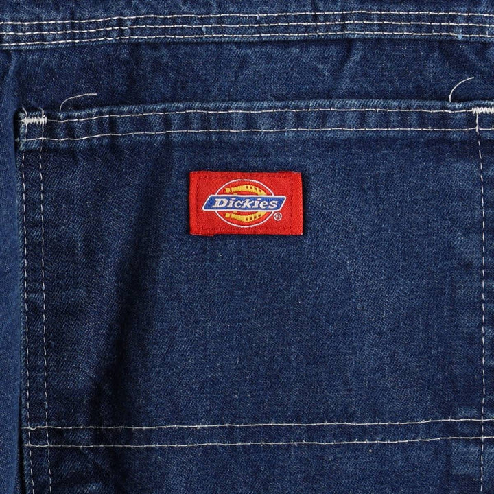 Dickies denim painter pants for men, equivalent to W31 unclear blue type Vintage Second Hand