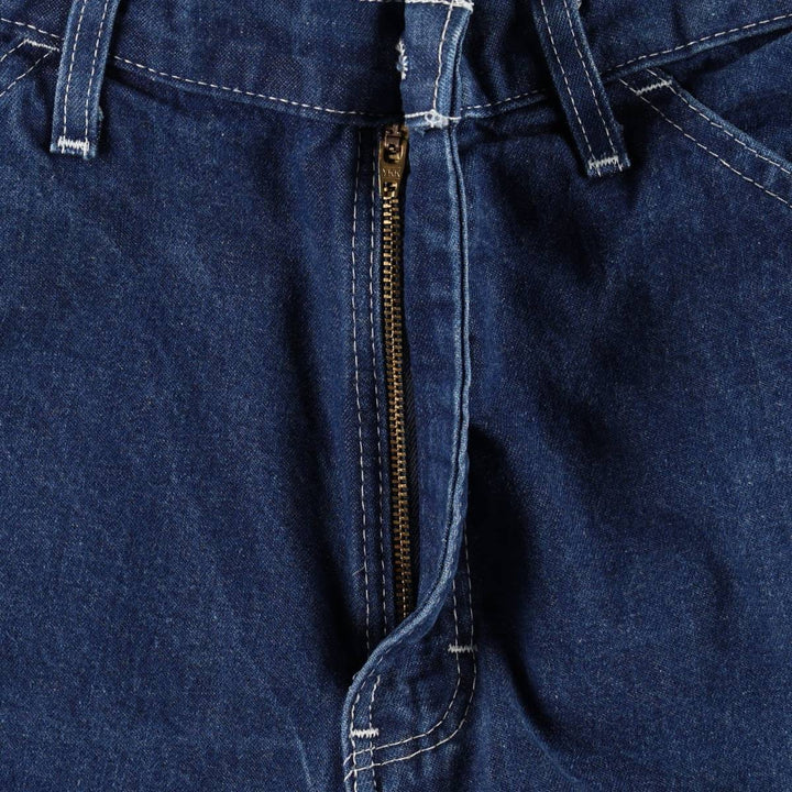 Dickies denim painter pants for men, equivalent to W31 unclear blue type Vintage Second Hand