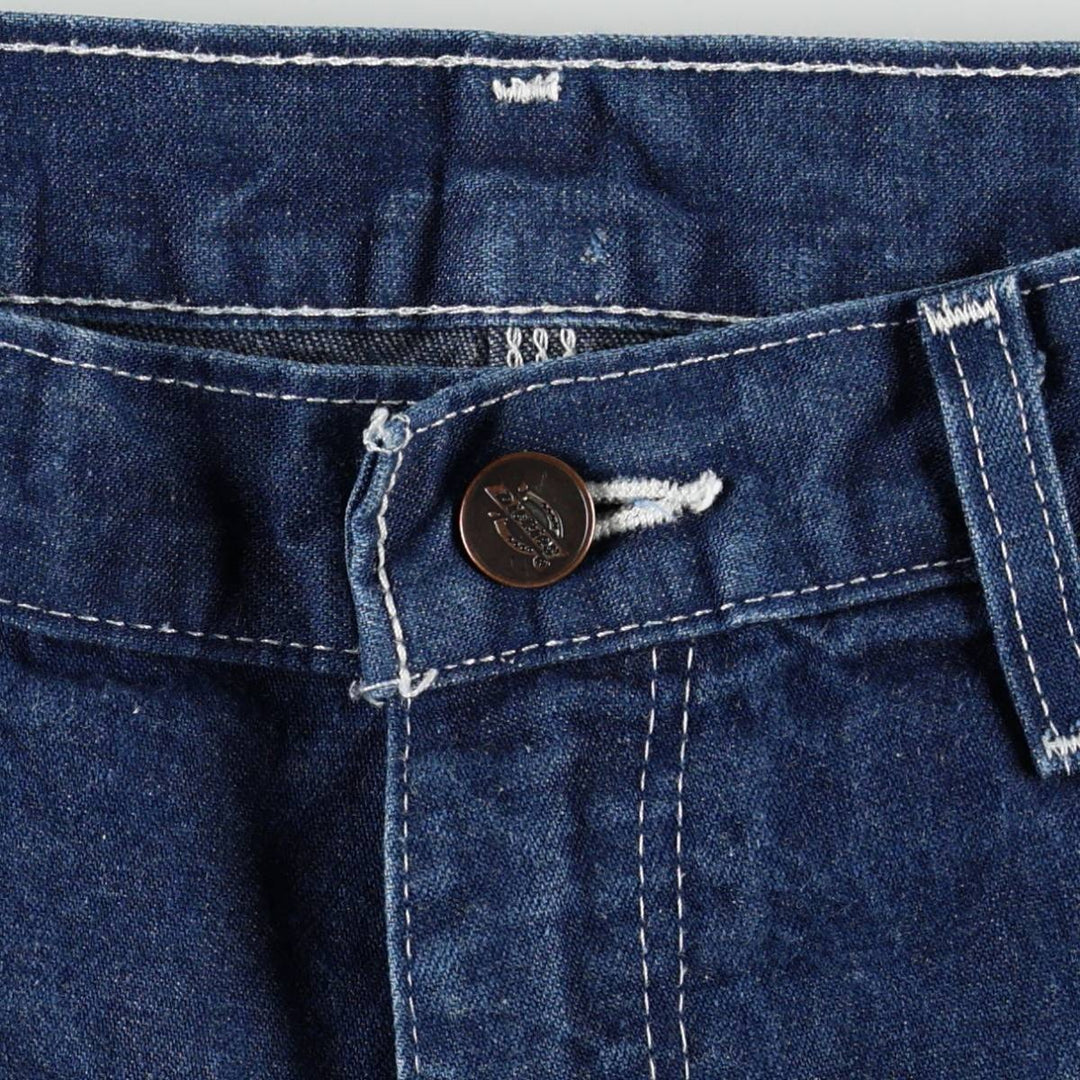 Dickies denim painter pants for men, equivalent to W31 unclear blue type Vintage Second Hand