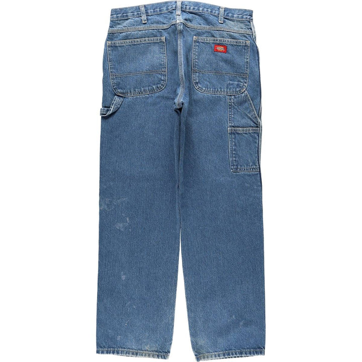 Dickies denim painter pants for men, equivalent to w36 cotton blue type Vintage Second Hand