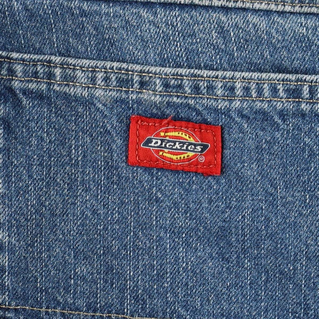Dickies denim painter pants for men, equivalent to w36 cotton blue type Vintage Second Hand