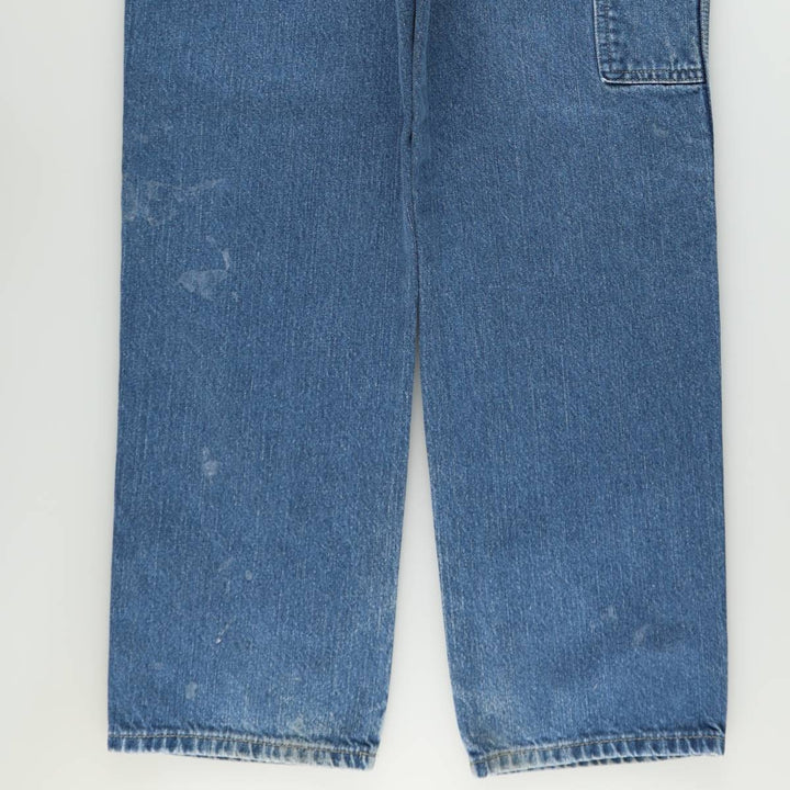 Dickies denim painter pants for men, equivalent to w36 cotton blue type Vintage Second Hand