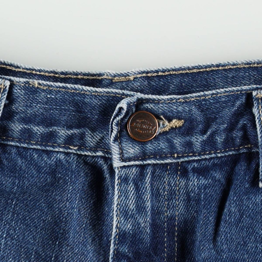 Dickies denim painter pants for men, equivalent to W34 cotton blue type Vintage Second Hand