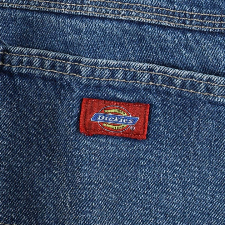 Dickies denim painter pants for men, equivalent to W35 cotton blue type Vintage Second Hand