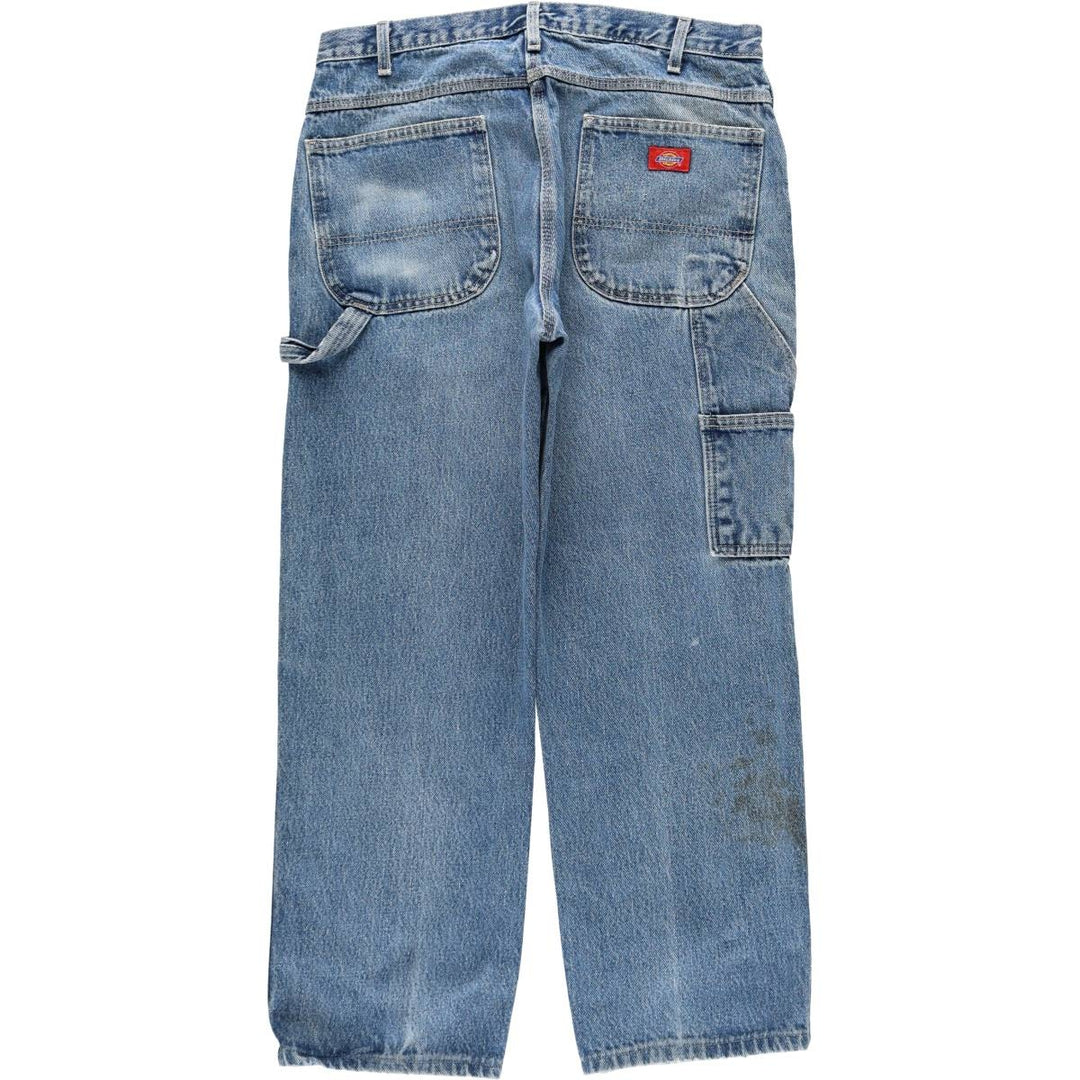 Dickies Relaxed Fit Denim Painter Pants Men's W36 cotton blue type Vintage Second Hand