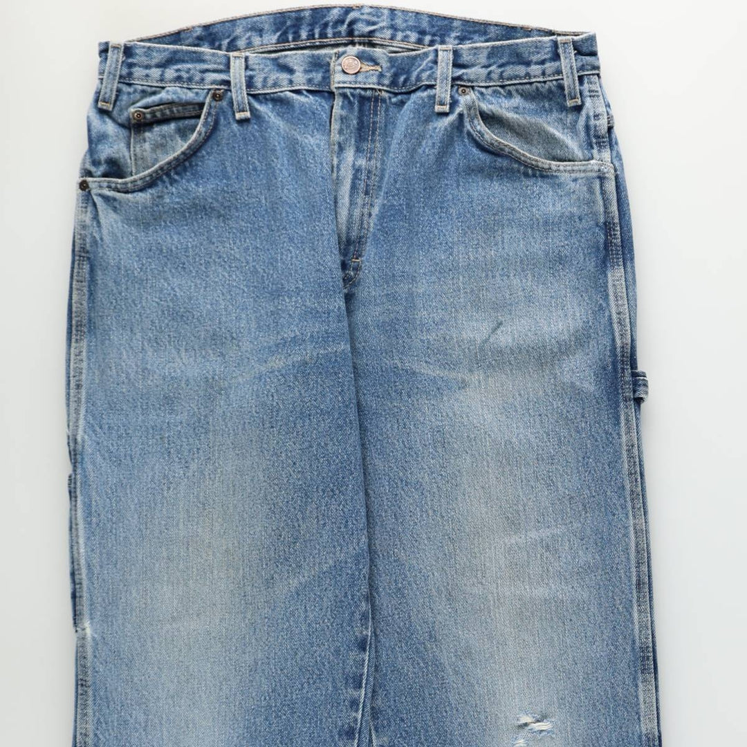 Dickies Relaxed Fit Denim Painter Pants Men's W36 cotton blue type Vintage Second Hand