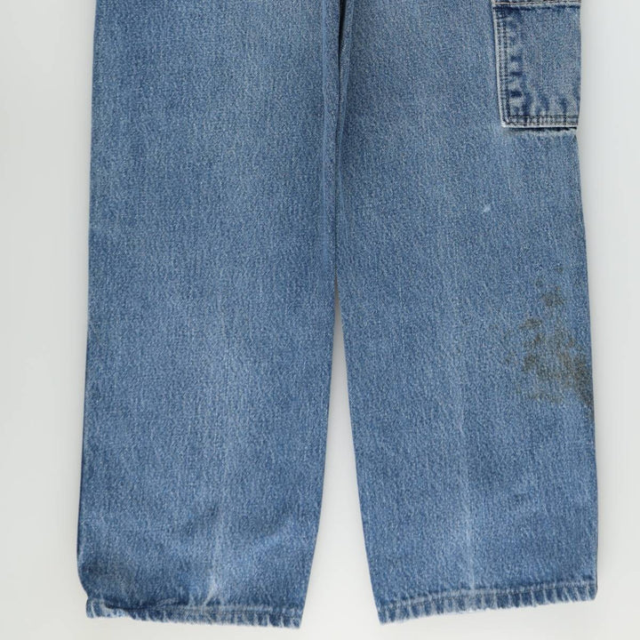 Dickies Relaxed Fit Denim Painter Pants Men's W36 cotton blue type Vintage Second Hand