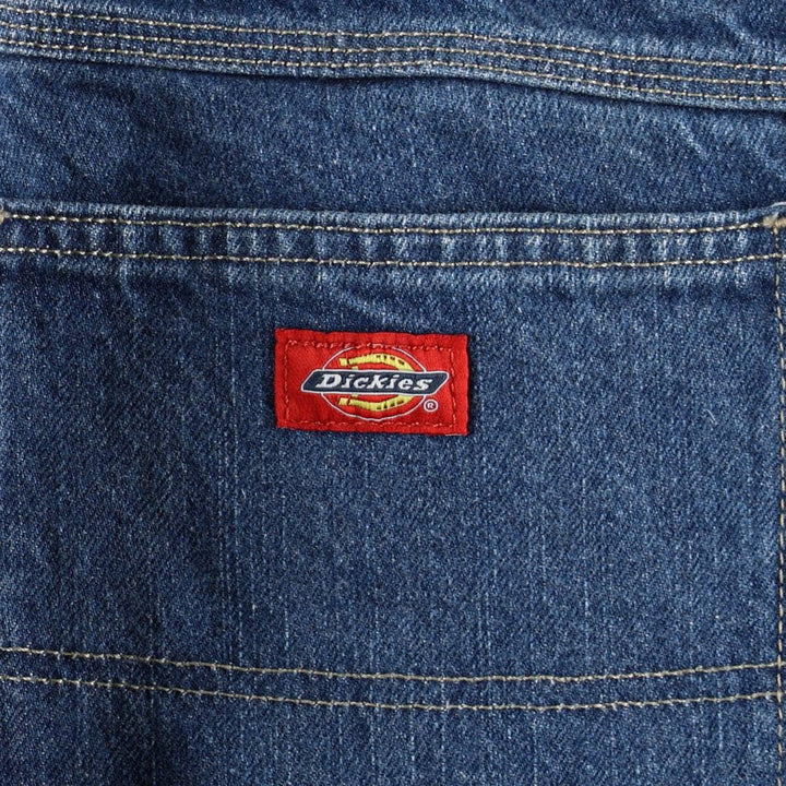 Dickies denim painter pants for men, equivalent to W34 cotton blue type Vintage Second Hand