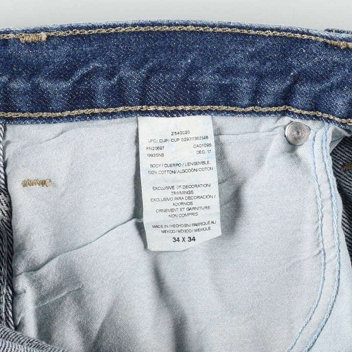 Dickies denim painter pants for men, equivalent to W34 cotton blue type Vintage Second Hand