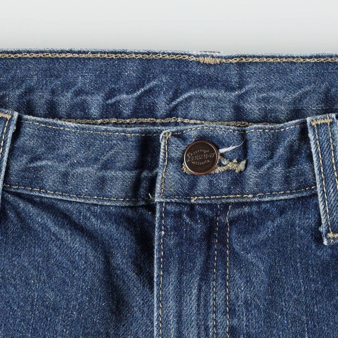 Dickies denim painter pants for men, equivalent to W34 cotton blue type Vintage Second Hand