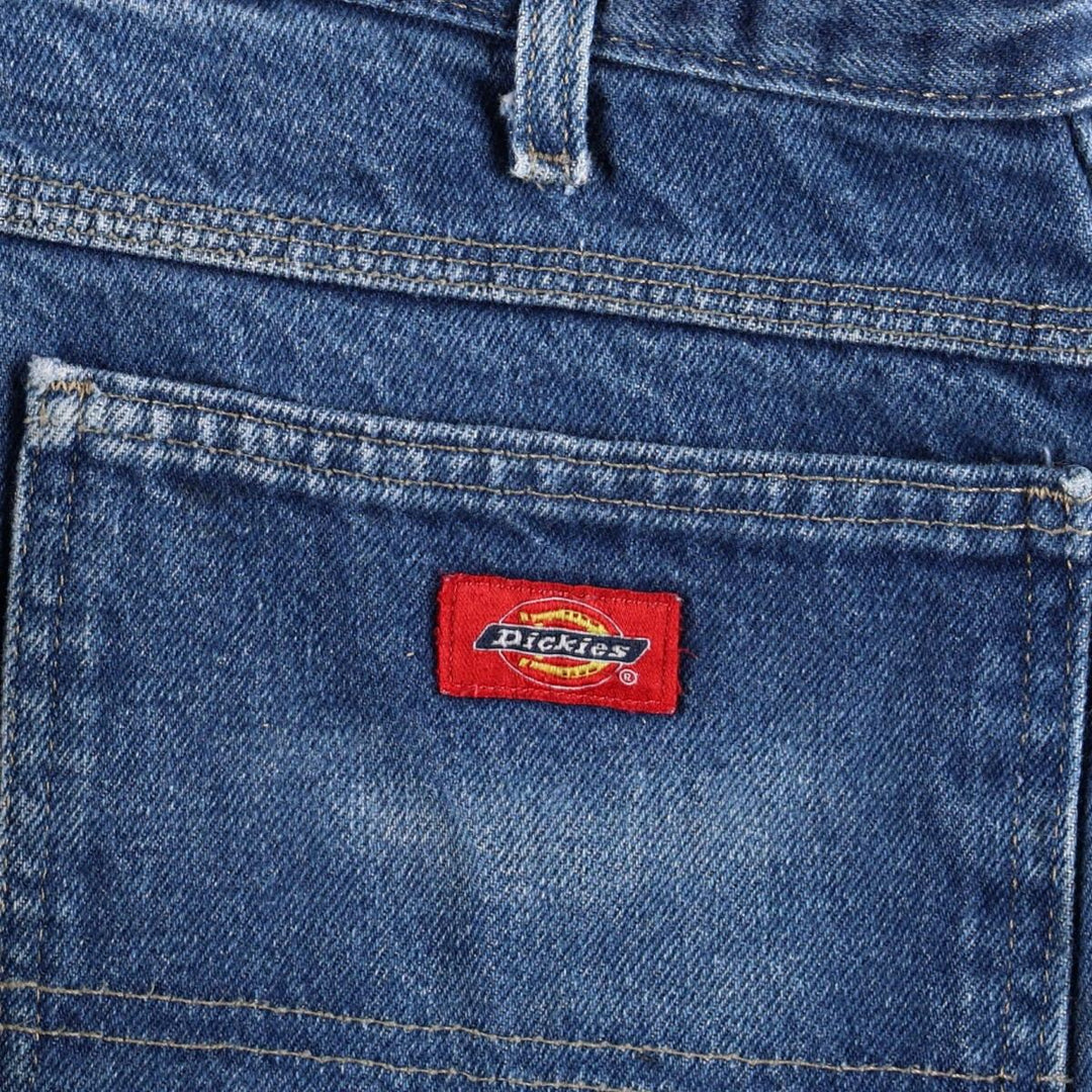 Dickies denim painter pants for men, equivalent to W37 cotton blue type Vintage Second Hand