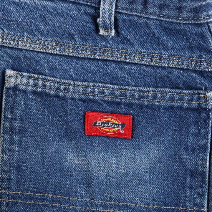 Dickies denim painter pants for men, equivalent to W37 cotton blue type Vintage Second Hand