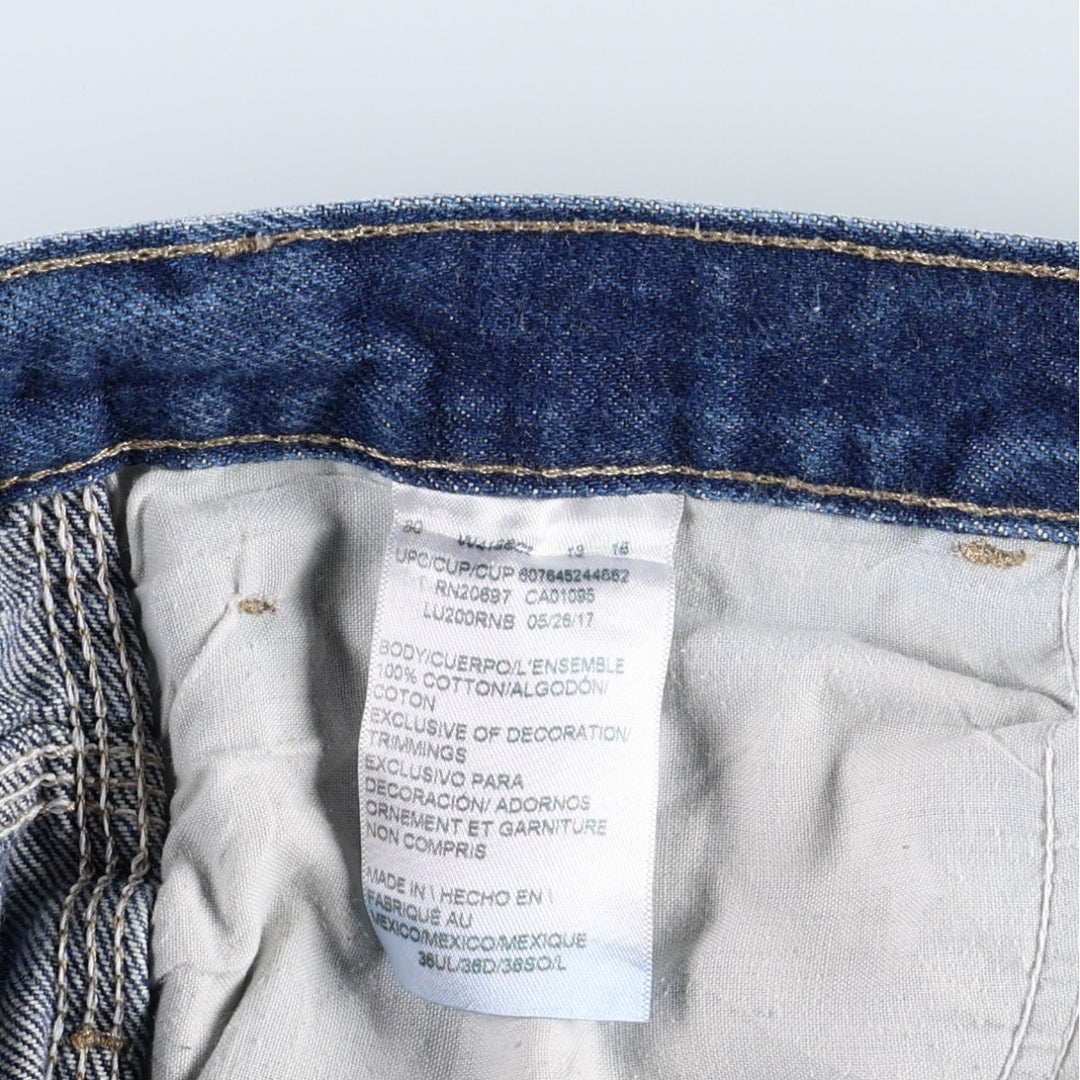Dickies denim painter pants for men, equivalent to W37 cotton blue type Vintage Second Hand